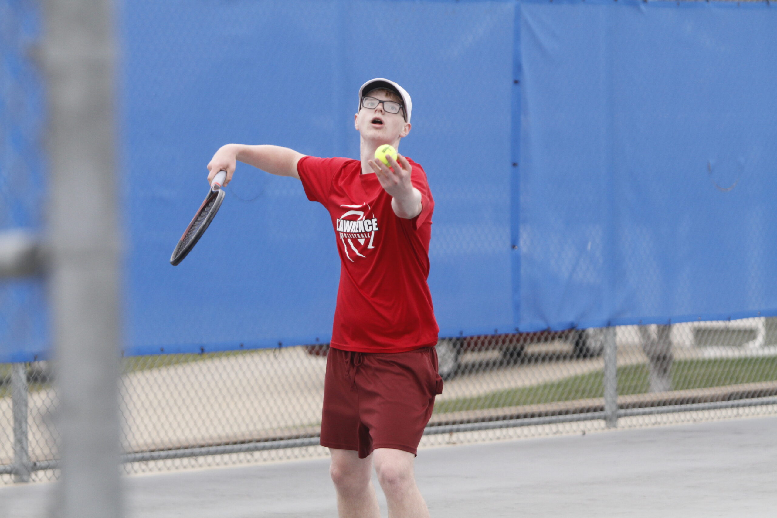 Lawrence boys win over half of their matches in road tennis quad | News ...